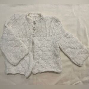 White Baby Cardigan